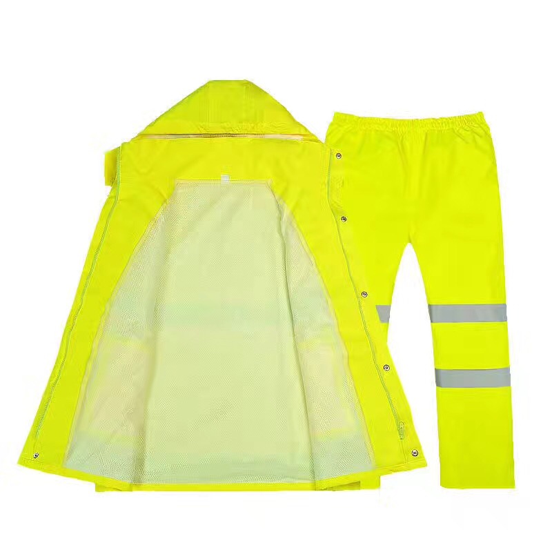 oxford raincoat hi-vis safety oxford raincoat