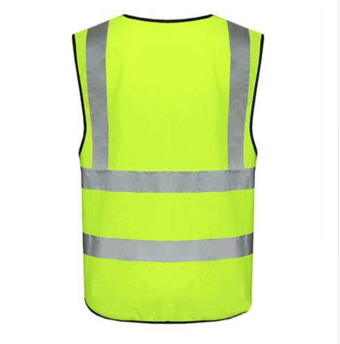 Cycling Reflective Vest High Visibility Fluorescent Outdoor Safety Clothing 3D Multi-pocket Waistcoat Reflective Safety Jacket