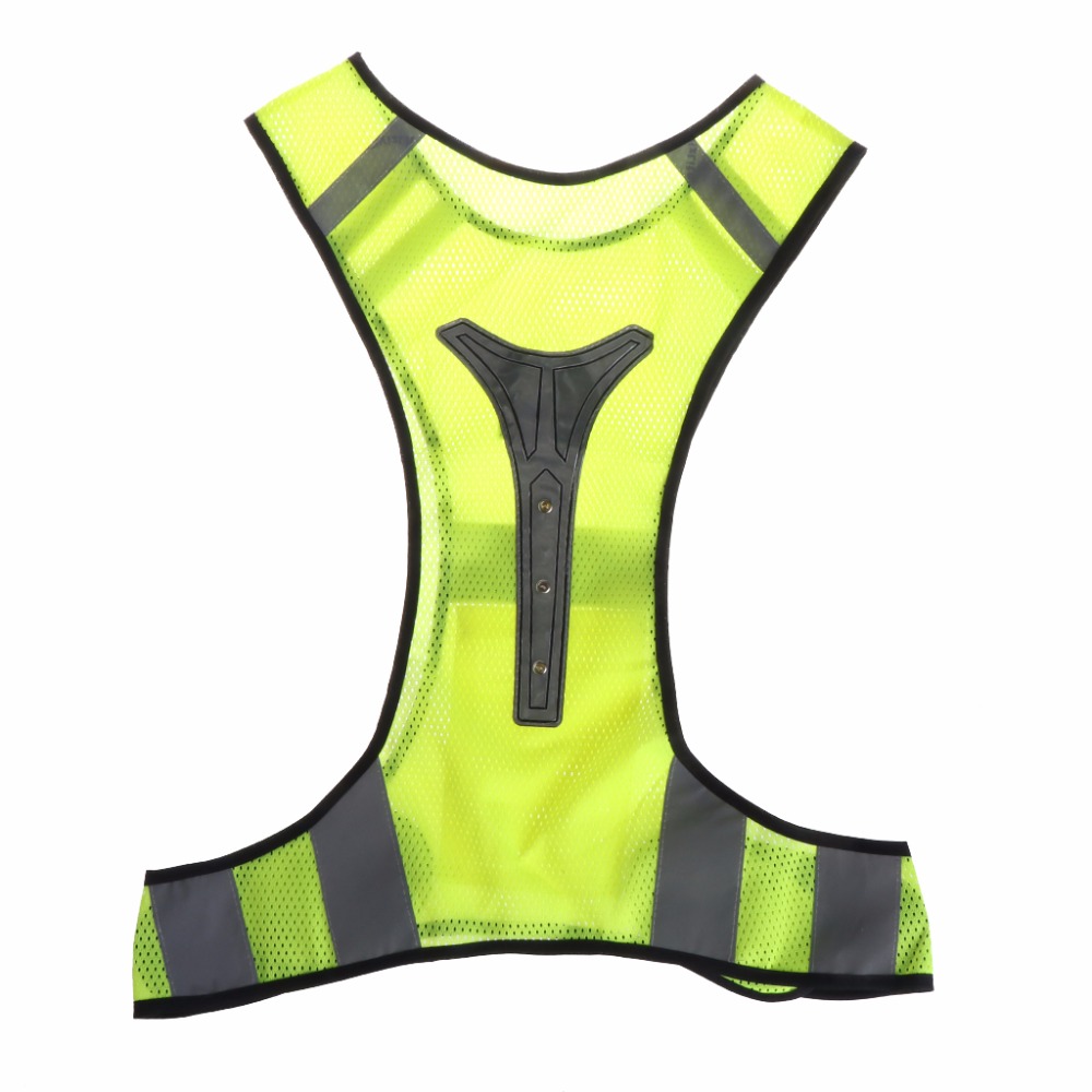 Cycling Reflective Vest LED Running Outdoor Safety Jogging Breathable Visibility