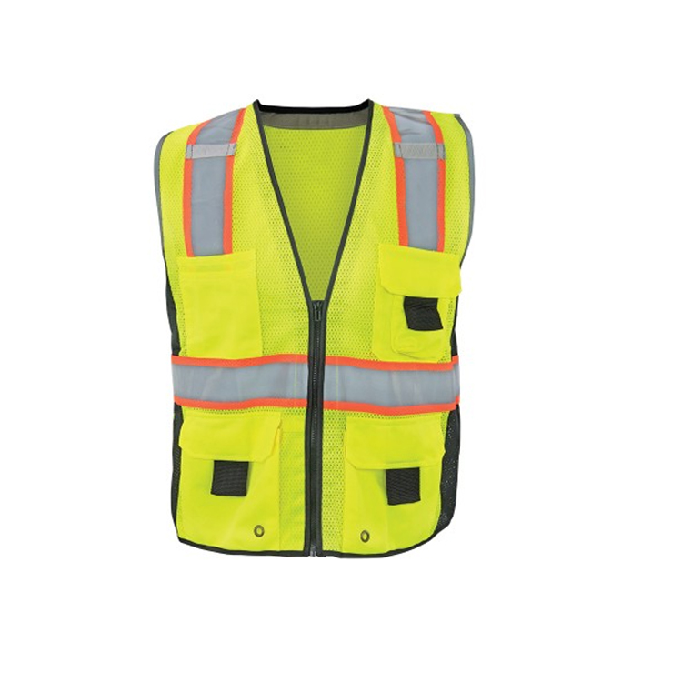 Surveyor Type R Class 2 Lime Mesh  Safety Vest 